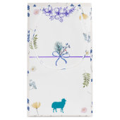 Elegant Floral Eid al-Adha  スモールペーパーバッグ (裏面)