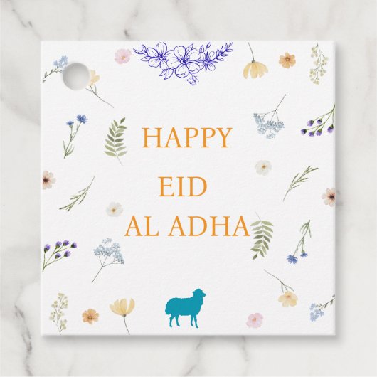 Elegant Floral Eid al-Adha  フェイバータグ (正面)