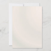 Elegant Floral Geometric Wedding Invitation 招待状 (裏面)