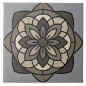 Elegant Floral Geometry タイル (正面)