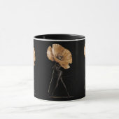 Elegant Floral Goddess Fashion Illustration Mug マグカップ (中央)