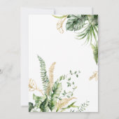 Elegant Floral Graduation Celebration Invitation 招待状 (裏面)