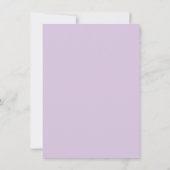 Elegant Floral Graduation Invitation 招待状 (裏面)