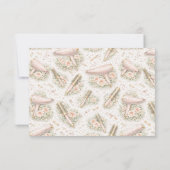 Elegant Floral Hair Stylist サンキューカード (裏面)