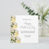 Elegant Floral Happy Mother’s Day Card  (スタンド正面)