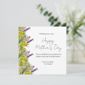 Elegant Floral Happy Mother’s Day Card  (スタンド正面)