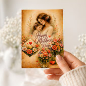 Elegant Floral Happy Mother’s Day Card  カード