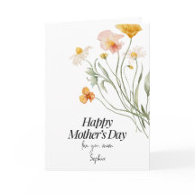 Elegant Floral Happy Mother’s Day Personalized