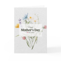 Elegant Floral Happy Mother’s Day Watercolor 