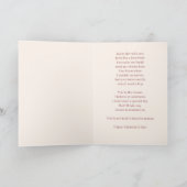 Elegant Floral Happy Valentine’s Day Card カード (内部)