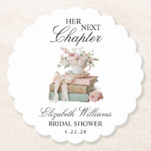 Elegant Floral Her Next Chapter Bridal Shower 