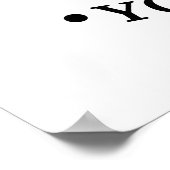 Elegant Floral Inspiration Motivation Quote ポスター (角)