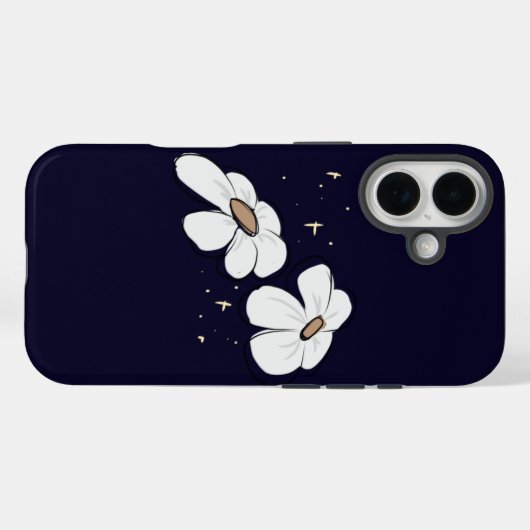 Elegant Floral iPhone Case  Case-Mate iPhoneケース (裏面 (横))
