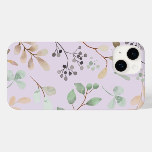 Elegant Floral iPhone Case – Stylish & Protective  Case-Mate iPhoneケース (裏面 (横))