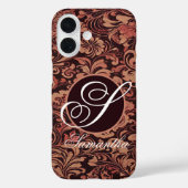Elegant Floral Monogram Case-Mate iPhoneケース (裏面)