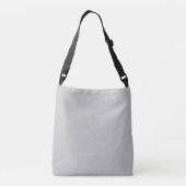Elegant Floral Monogram Personalized クロスボディバッグ (裏面)