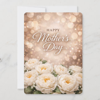 Elegant Floral Mother’s Day Greeting Design シーズンカード