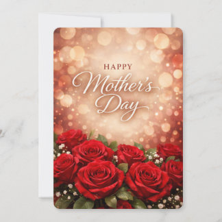 Elegant Floral Mother’s Day Greeting Design シーズンカード