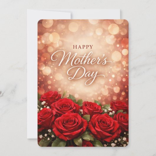 Elegant Floral Mother’s Day Greeting Design シーズンカード (正面)