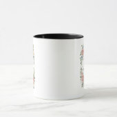 Elegant Floral Mother's Love Forever Gift マグカップ (中央)