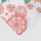 Elegant Floral Ornament Spring Peach Garden  薄葉紙 (詳細)