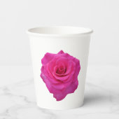Elegant Floral Paper Cups – Soft Botanical Design 紙コップ (裏面)