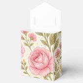 Elegant Floral Pattern Design – Timeless Botanical フェイバーボックス (オープン)