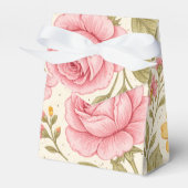 Elegant Floral Pattern Design – Timeless Botanical フェイバーボックス (正面サイド)