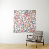 Elegant floral pattern in small hand draw flower. タペストリー (インサイチュ(横))