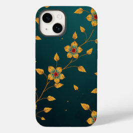 Elegant Floral Pattern Phone Case Case-Mate iPhone 14ケース