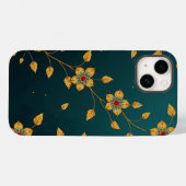 Elegant Floral Pattern Phone Case Case-Mate iPhoneケース (裏面 (横))