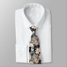 Elegant Floral Pattern Trendy Botanical ネクタイ