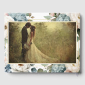 Elegant Floral Personalized Wedding Guestbook ゲストブック (裏面)