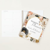 Elegant Floral Personalized Wedding Planner プランナー手帳 (ディスプレー)