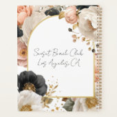 Elegant Floral Personalized Wedding Planner プランナー手帳 (裏面)