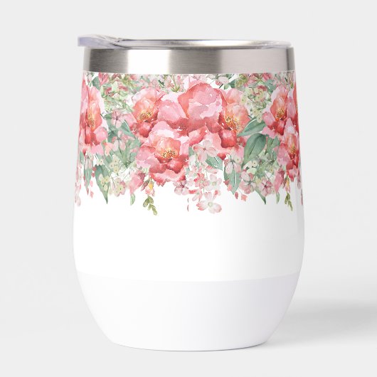 Elegant Floral Pink Bridal Shower (右面)