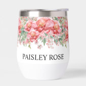 Elegant Floral Pink Bridal Shower (左面)