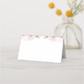 Elegant Floral Place Card プレイスカード (裏面)