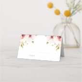 Elegant Floral Place Card プレイスカード (正面)