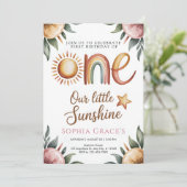 Elegant Floral Princess Invitation 招待状 (スタンド正面)