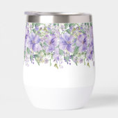 Elegant Floral Purple Bridal Shower (右面)