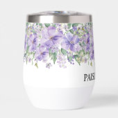 Elegant Floral Purple Bridal Shower (正面)