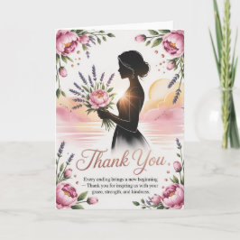 Elegant Floral Retirement Card for Woman カード