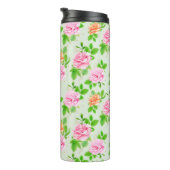 Elegant Floral Roses Green Leaves Pattern-23675 タンブラー (回転右)
