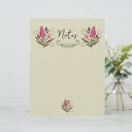 Elegant Floral Stationery Paper for florist レターヘッド
