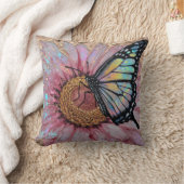 Elegant Floral Surface – Textured Flower Beauty クッション (ブランケット)