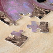 Elegant Floral Surface – Textured Flower Beauty ジグソーパズル (側面)