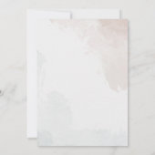 Elegant Floral Sweet 16 Birthday Party Invitation  招待状 (裏面)