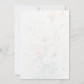 Elegant Floral Thank You Card サンキューカード (裏面)