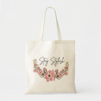 Elegant Floral Tote Bag トートバッグ